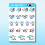 Sticker sheet BT21 Koya