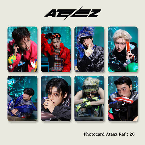 Photocard Ateez ref 20